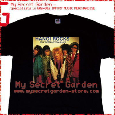 Hanoi Rocks - Self Destruction Blues T Shirt 